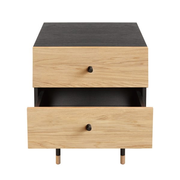 Нощно шкафче от декор от дъб  в естествен цвят Jugend – Woodman-image-2