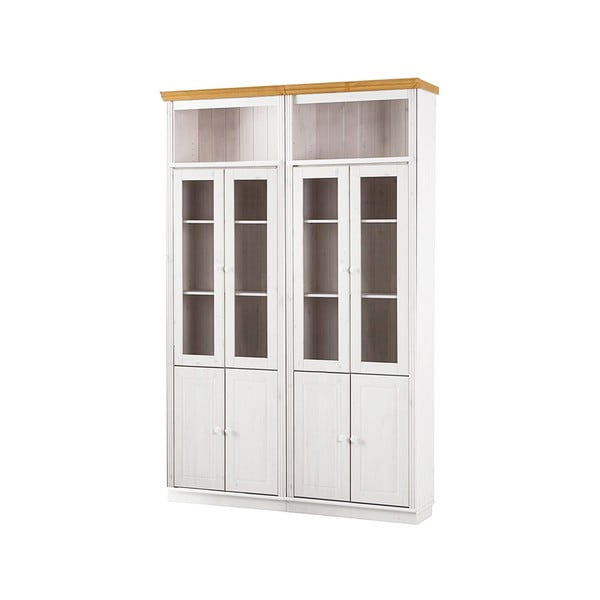 Бяла витрина от масивен бор 148x223 cm Anita – Støraa-image-1