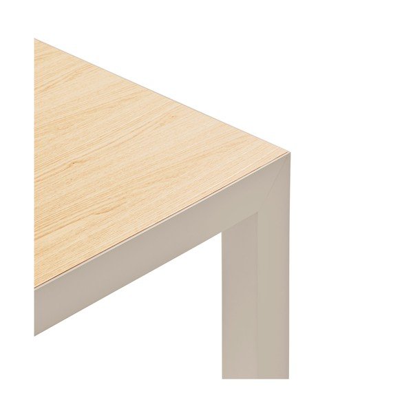 Трапезна маса с дъбова дървена плоскост 75x180 cm Alma – Teulat-image-4