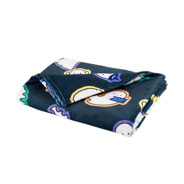 Черно одеяло с хелоуински мотив от микроплюш 130x170 cm Halloween Ghosts – Catherine Lansfield