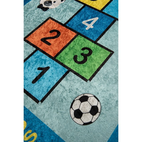 Син детски нехлъзгащ се килим , 200 x 290 cm Seksek - Conceptum Hypnose-image-2