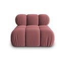 Модул за диван от розово кадифе (централна част) Bellis - Micadoni Home