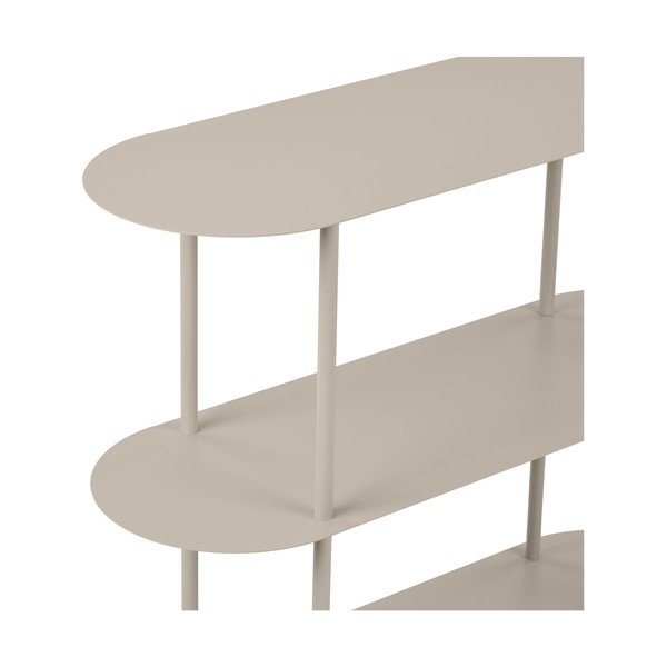 Бежов метален стелаж 90x81x31 cm Rieti – House Nordic-image-3