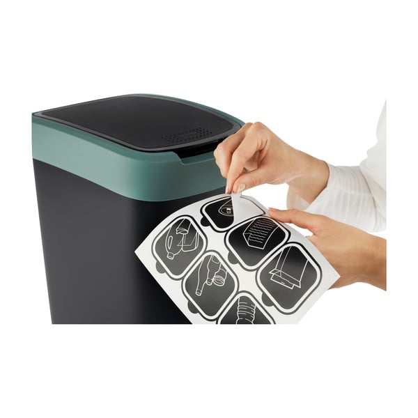 Кошче за отпадъци от рециклирана пластмаса 25 L Twist - Rotho-image-4