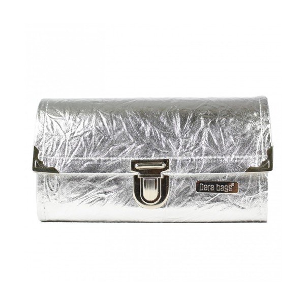 Портфейл в сребристо Портмоне Big No.761 - Dara bags