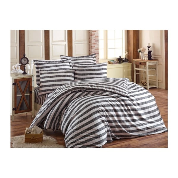 Спално бельо с чаршаф за едно единично легло Reterro Carrie, 160 x 220 cm - Mijolnir