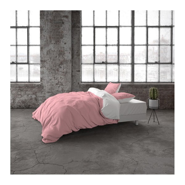 Розово памучно единично спално бельо Tone, 140 x 220 cm - Primaviera Deluxe