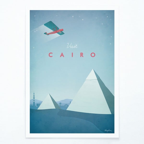 Плакат , 30 x 40 cm Cairo - Travelposter