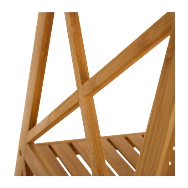 Бамбукова етажерка за баня в естествен цвят 36,5x153 cm - Casa Selección-image-2