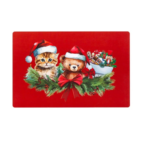 Пластмасова подложка за хранене с коледен мотив 28,5x44 cm Cadocha – douceur d'intérieur