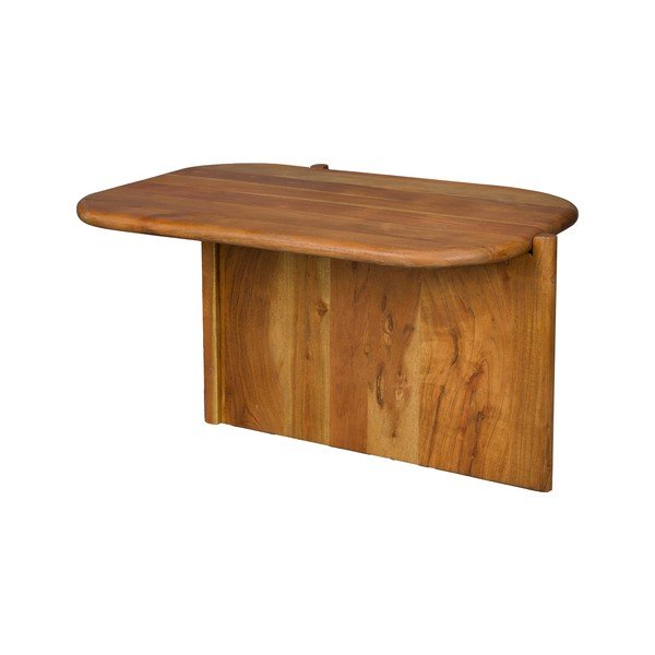 Масичка за кафе от масивна акация в естествен цвят 50x75 cm Feller – Dutchbone-image-3