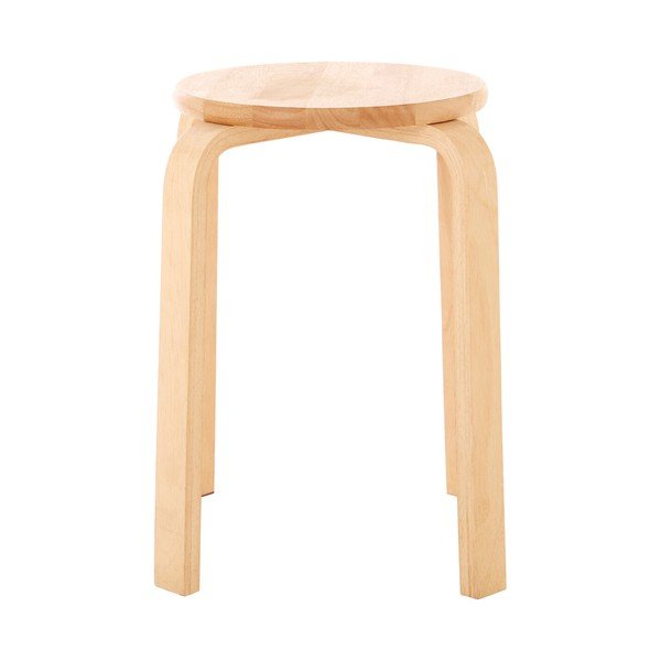Стол от масивно каучуково дърво в естествен цвят Heva – Premier Housewares-image-2