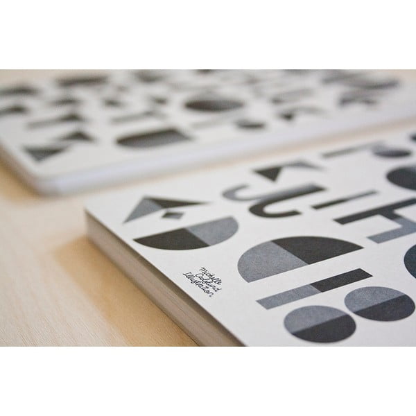 Šedý zápisník Michelle Carlslund Alphabet-image-2