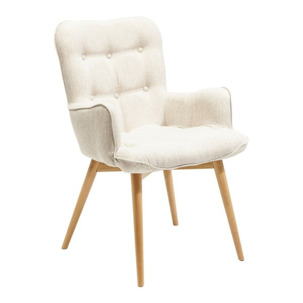 Bílá židle s područkami Kare Design Angel Wings