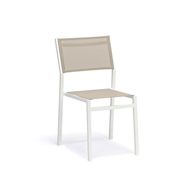 Комплект от 4 градински стола Zephyr в сиво и бежово - Ezeis