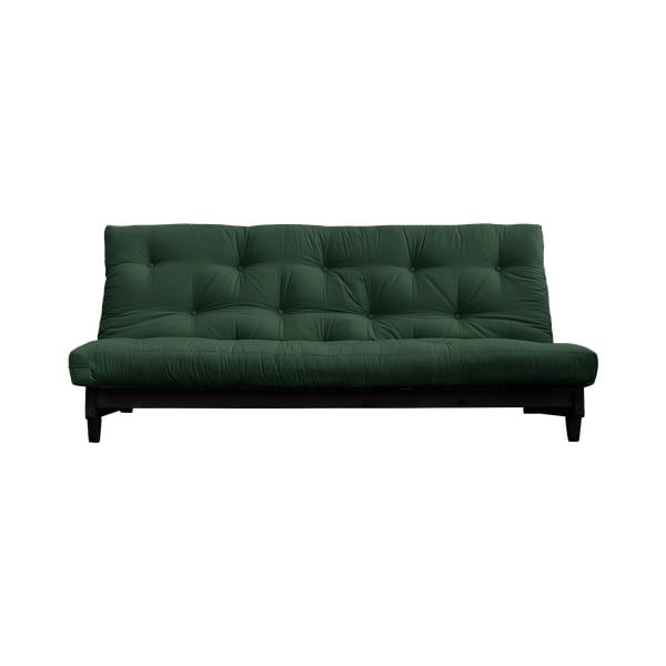 Променлив диван Свежо черно/тъмнозелено - Karup Design