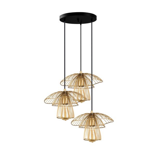 Висяща лампа в златист цвят, височина 117 cm Root - Squid Lighting-image-3