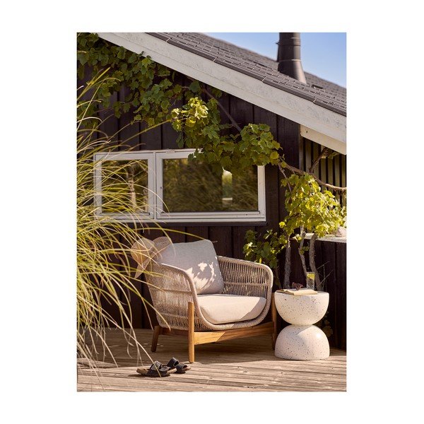 Керамична кръгла градинска масичка ø 40 cm Bonita – House Nordic-image-3