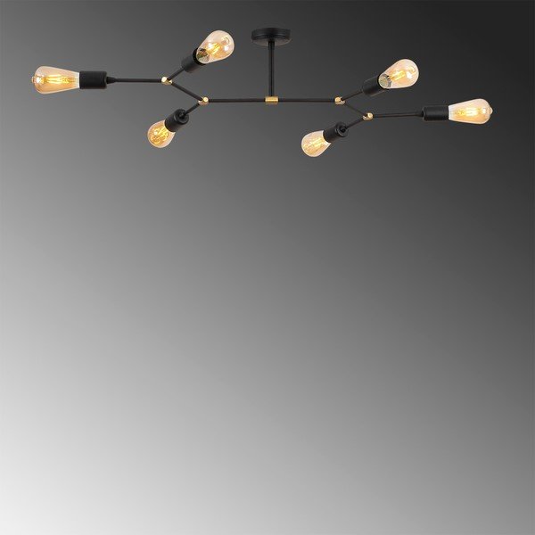 Черно осветително тяло за таван 48x95 cm Sparrow – Opviq lights-image-3