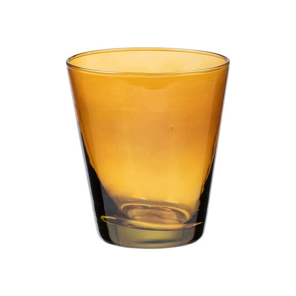 Жълта чаша за вода Basics Amber, 300 ml - Bitz