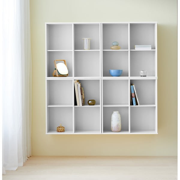 Бяла висяща библиотека 70x70 cm Mistral – Hammel Furniture-image-1
