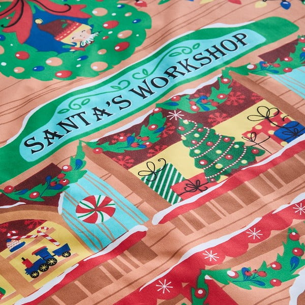Единично  спално бельо 135x200 cm Santa's Workshop – Catherine Lansfield-image-4