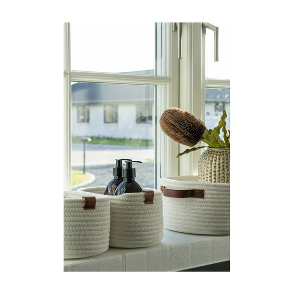 Текстилни кошници в комплект от 3 бр. за баня 35x25x13 cm Jarana – House Nordic-image-2