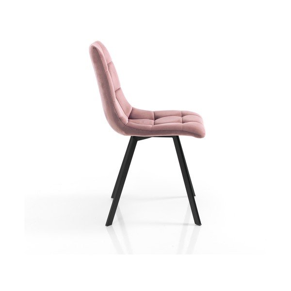 Розови кадифени трапезни столове в комплект от 2 бр. Toffee – Tomasucci-image-2