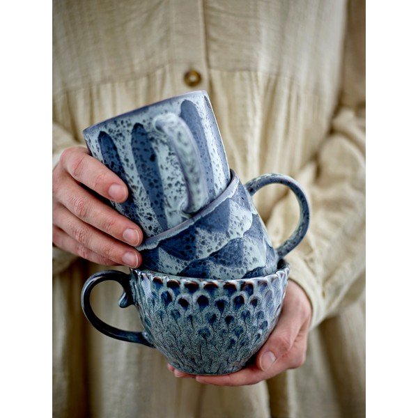 Сиви керамични чаши в комплект 4 бр. 365 ml Katrina – Bloomingville-image-4