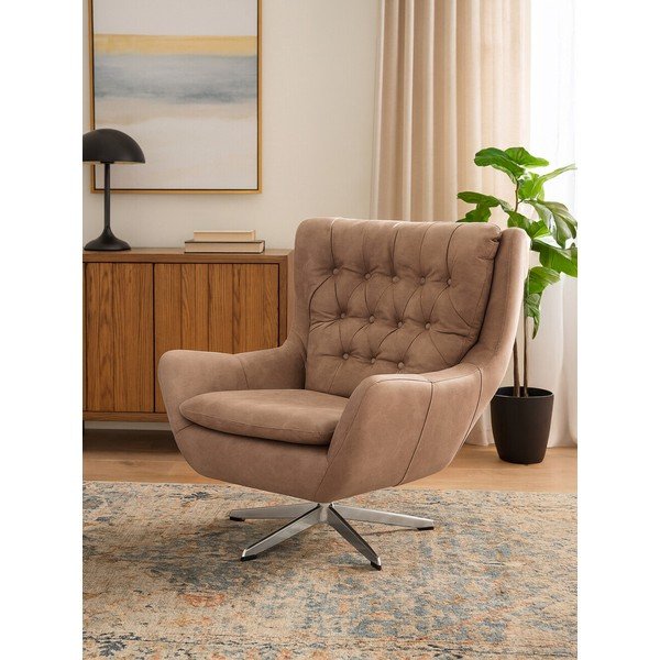 Кафяво кресло Harold – Premier Housewares-image-1