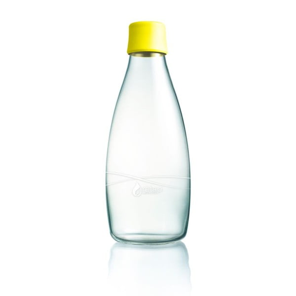 Жълта стъклена бутилка , 800 ml - ReTap