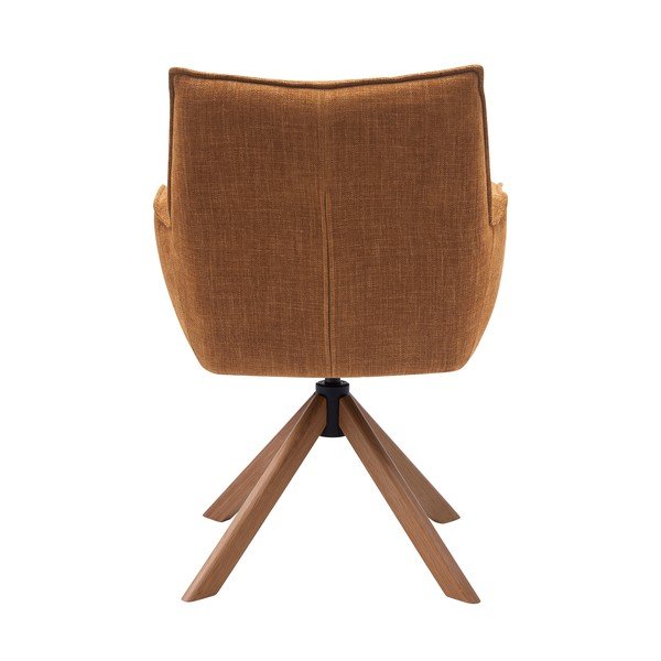 Оранжеви тапицирани трапезни столове в комплект 2 бр. Marilla – Unique Furniture-image-3