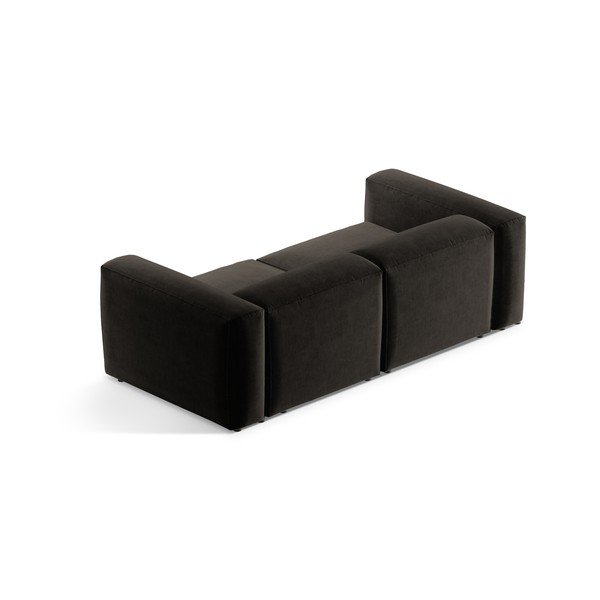 Черен диван 224 cm Bergamo – Cosmopolitan Design-image-4