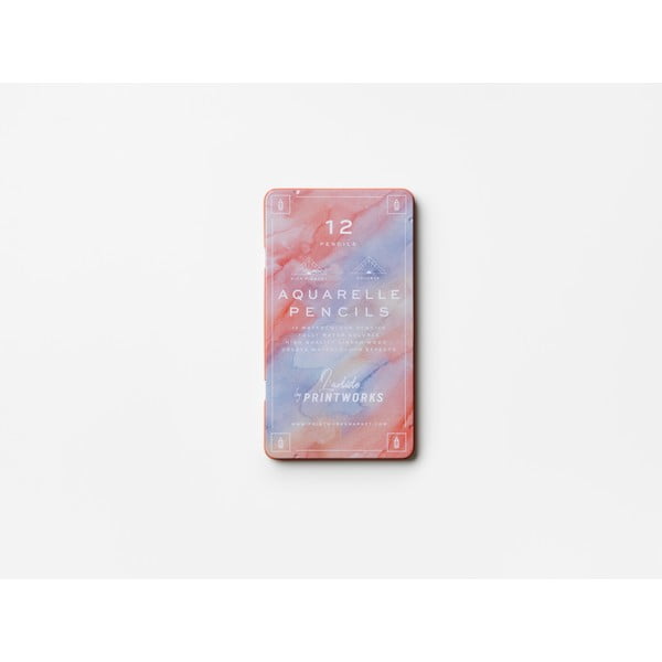Цветни моливи в комплект Aquarelle – Printworks-image-2