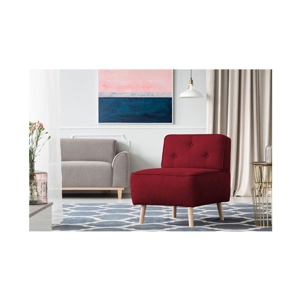 Červené křeslo Kooko Home Lounge-image-3