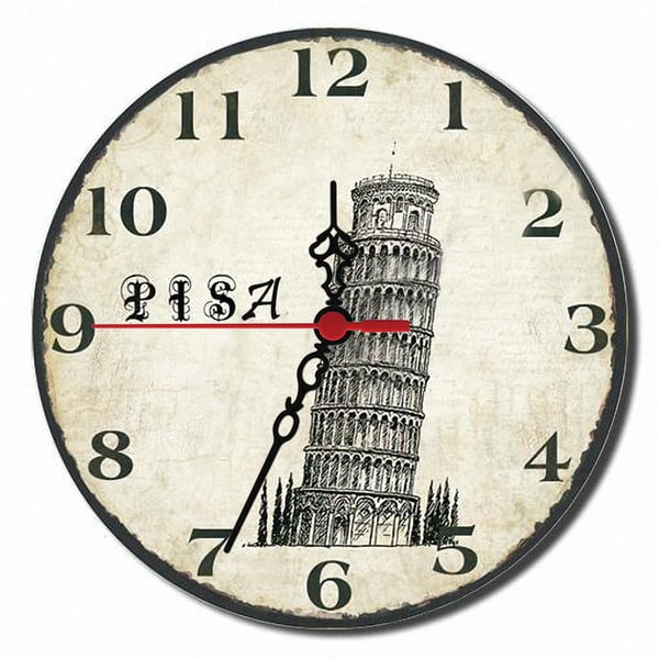 Nástěnné hodiny Pisa, 30 cm
