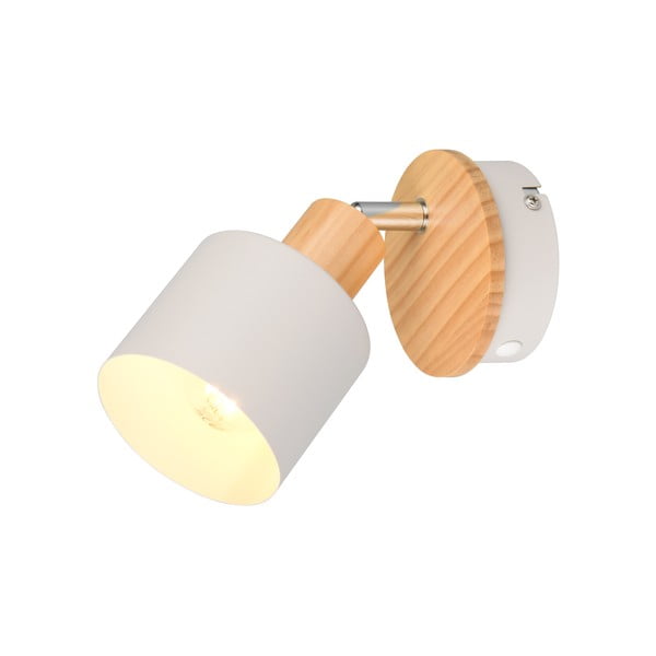 Прожектор в бял и естествен цвят ø 9 cm Shanti – Trio-image-2