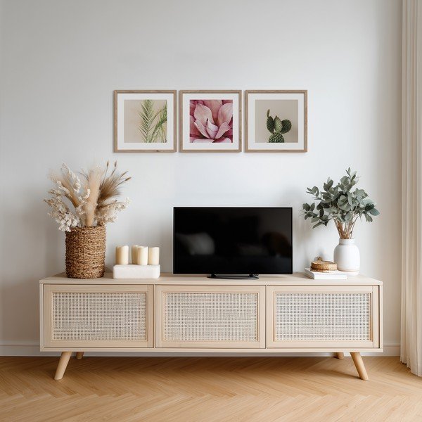 Печатни картини в комплект 3 бр. с включена рамка 30x30 cm Fresh – Styler-image-2
