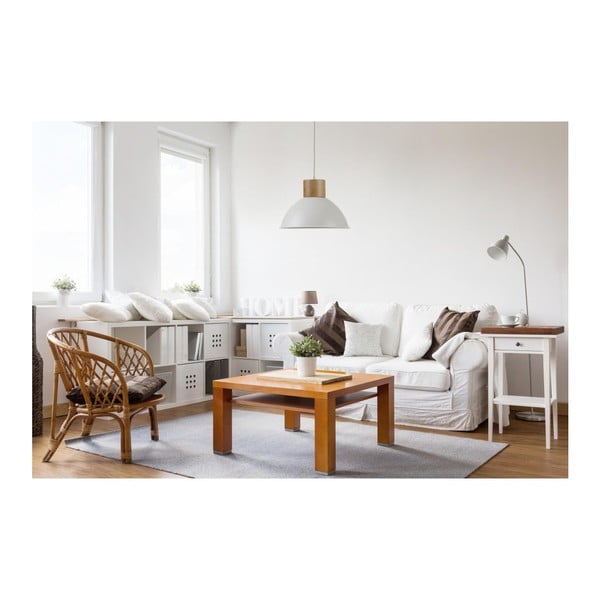 Бяло висящо осветително тяло Madera - Really Nice Things-image-1