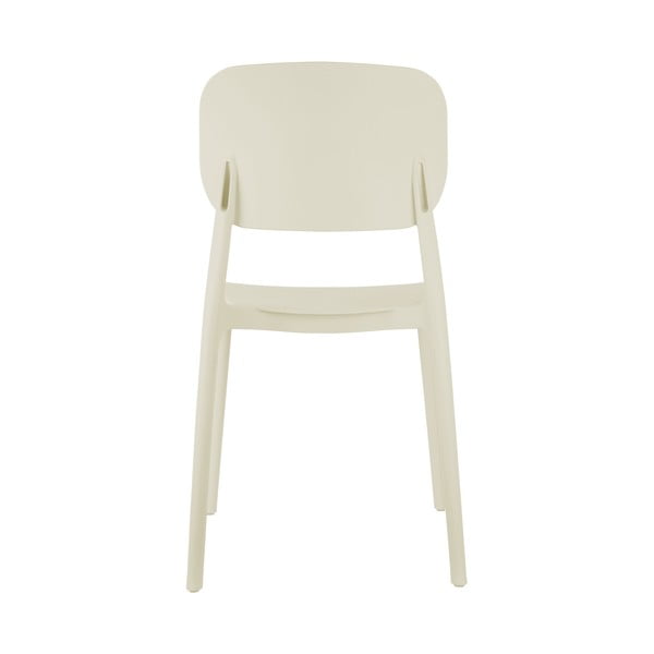 Кремав пластмасов трапезен стол Cheer – Leitmotiv-image-2