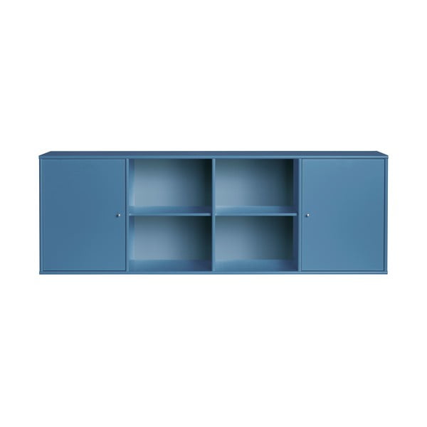 Син нисък висящ скрин 176x61 cm Mistral – Hammel Furniture