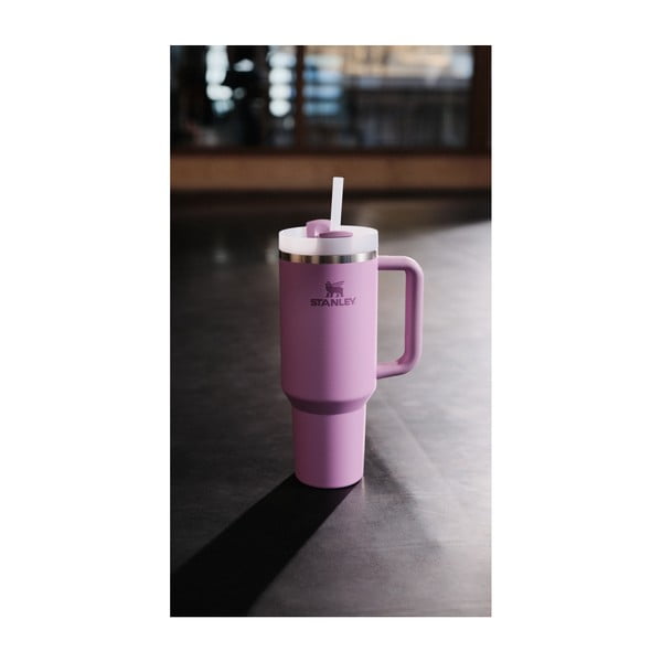 Лилав термос със сламка от неръждаема стомана 1,18 l Quencher H2.0 FlowState Tumbler Lilac – Stanley-image-4