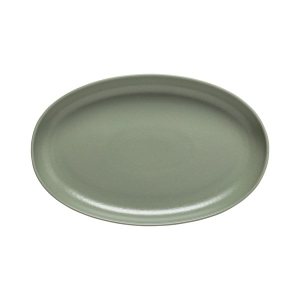 Светлозелена керамична чиния за сервиране 32x20,5 cm Pacifica - Casafina
