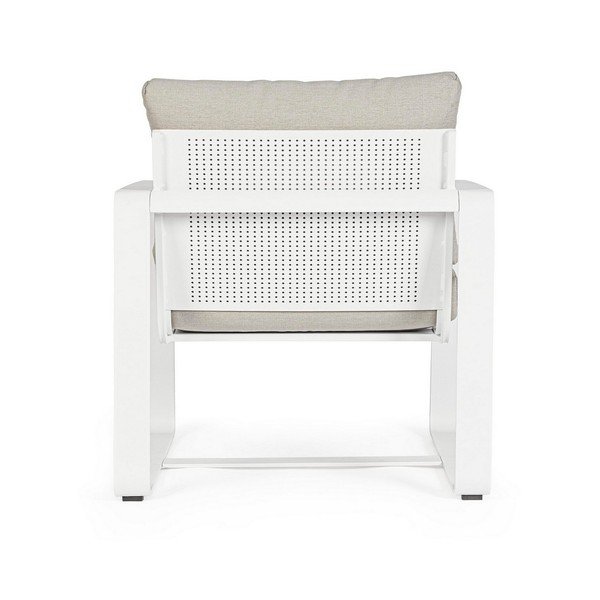 Бял метален градински стол Merrigan   – Bizzotto-image-4