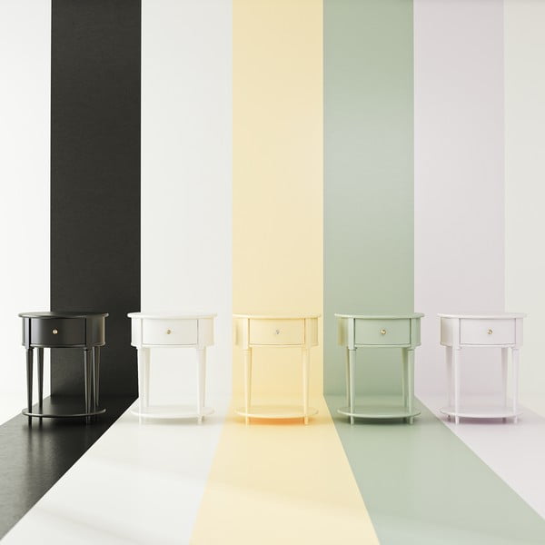 Черно нощно шкафче Aurora – Støraa-image-1