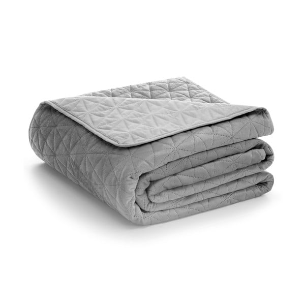 Светлосиво капитонирано покривало за легло 170x210 cm Laila – AmeliaHome