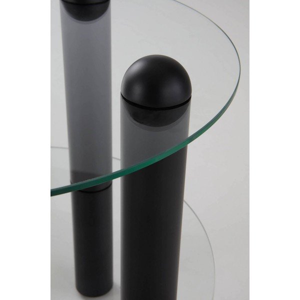 Стъклена кръгла странична масичка ø 48 cm Egan – Jotex-image-3