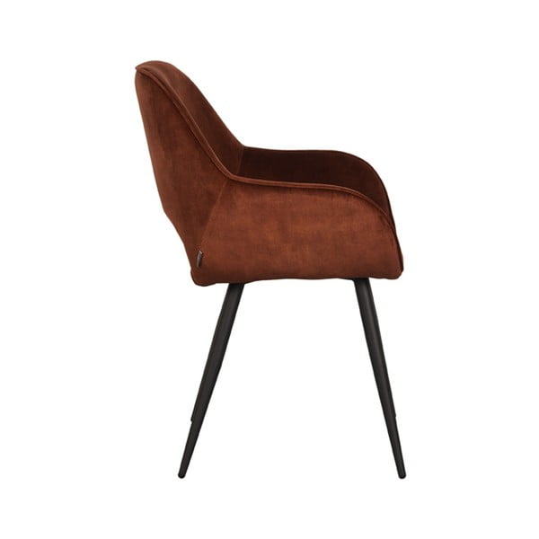 Кафяви трапезни столове в цвят коняк в комплект от 2 броя Fer - LABEL51-image-3