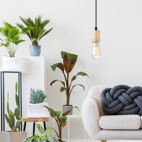 Висящо осветително тяло естествено Leon – LAMKUR-image-1