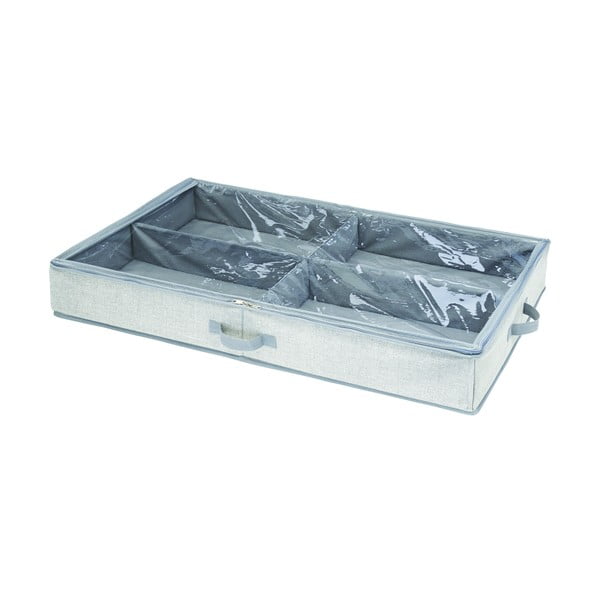 Сива кутия за съхранение под леглото Alto, 53 x 91 cm Aldo - iDesign